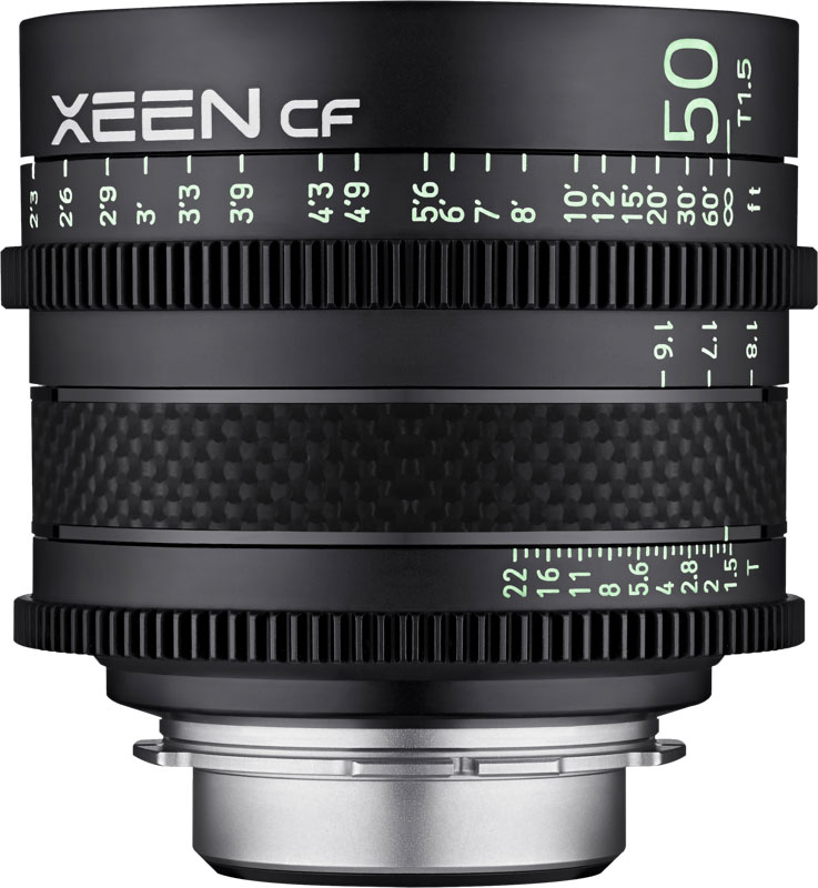 Xeen CF 50mm T1.5 PL