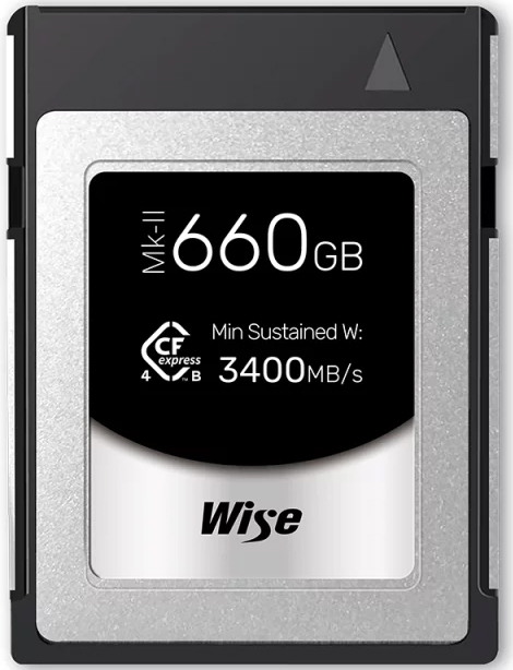 Wise 660GB CFexpress 4.0 Type B PRO Mk-II