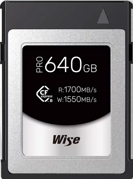Wise CFexpress Type B PRO 640GB