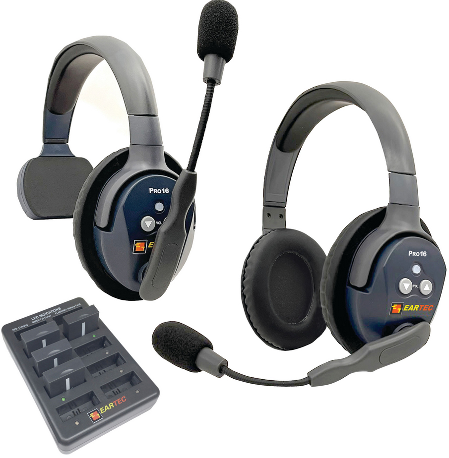 Eartec UltraLITE PRO16 1 x Single + 1 x Double Headsets (2.4 GHz)