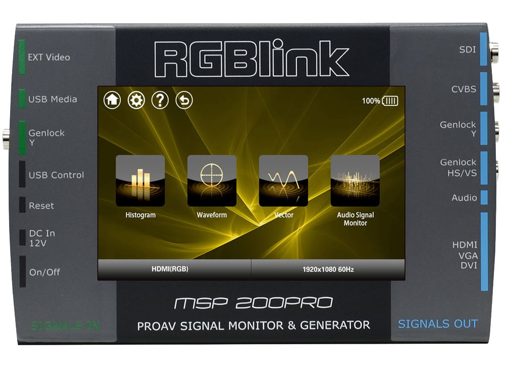 RGBlink MSP200pro AV Signal Monitor / Generator