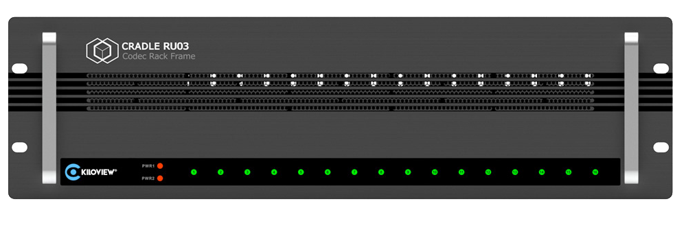 Kiloview Cradle RU03 16-Channrel 3RU Rackmount Frame