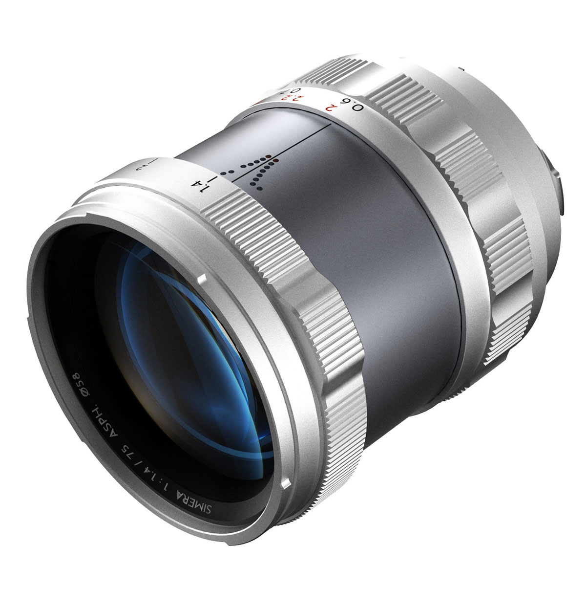 THYPOCH Simera 75mm F1.4 (M-Mount) Silver