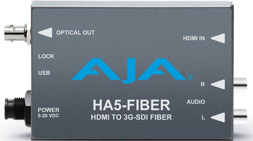 AJA HA5-Fiber HDMI - 3G/SDI Fiber Video / Audio Converter