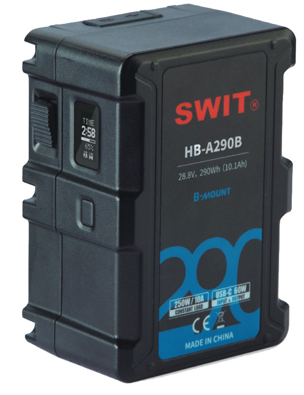 SWIT HB-A290B 290Wh 28.8V B-mount Battery Pack